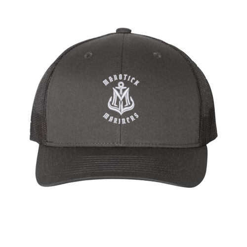 YP Classics Adult MM Emblem Embroidered Trucker Cap Thumbnail